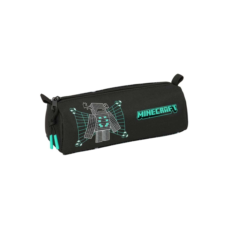 Trousse Minecraft Screen 1 compartiment noir 21x8x7 cm