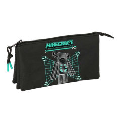 trousse noire Minecraft trois compartiments