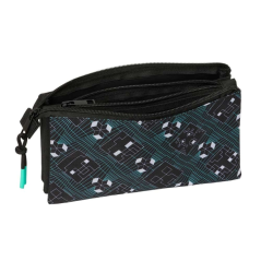 Trousse noire Minecraft trois compartiments