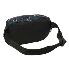 Sac banane Minecraft noir 23x14x9 cm avec fermeture éclair