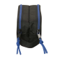 Trousse Safta Brainrot 2 compartiments noir bleu 21x8x6cm