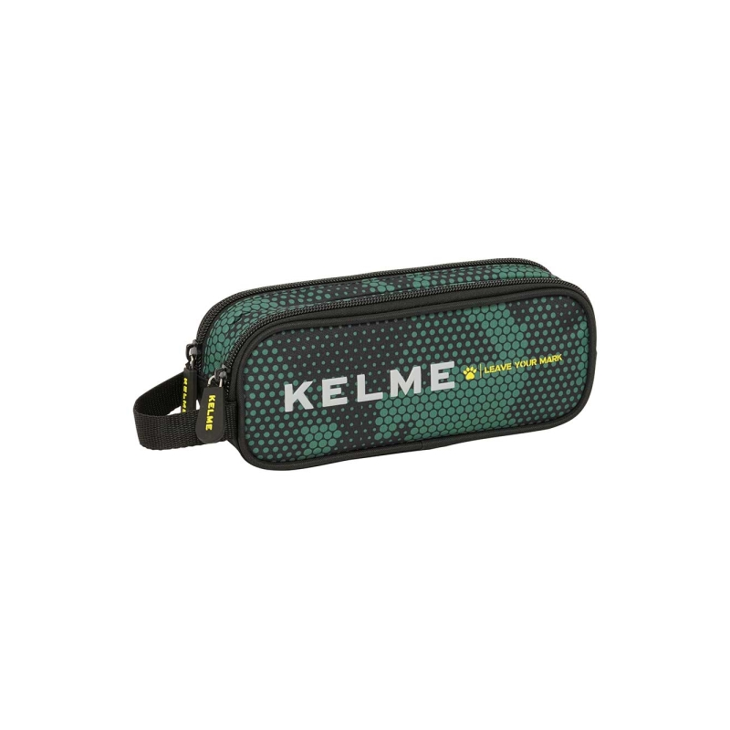Trousse Safta Kelme Camo 2 compartiments vert camouflage