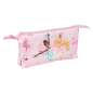 Trousse Barbie Ballet 3 compartiments rose 22x12x3 cm