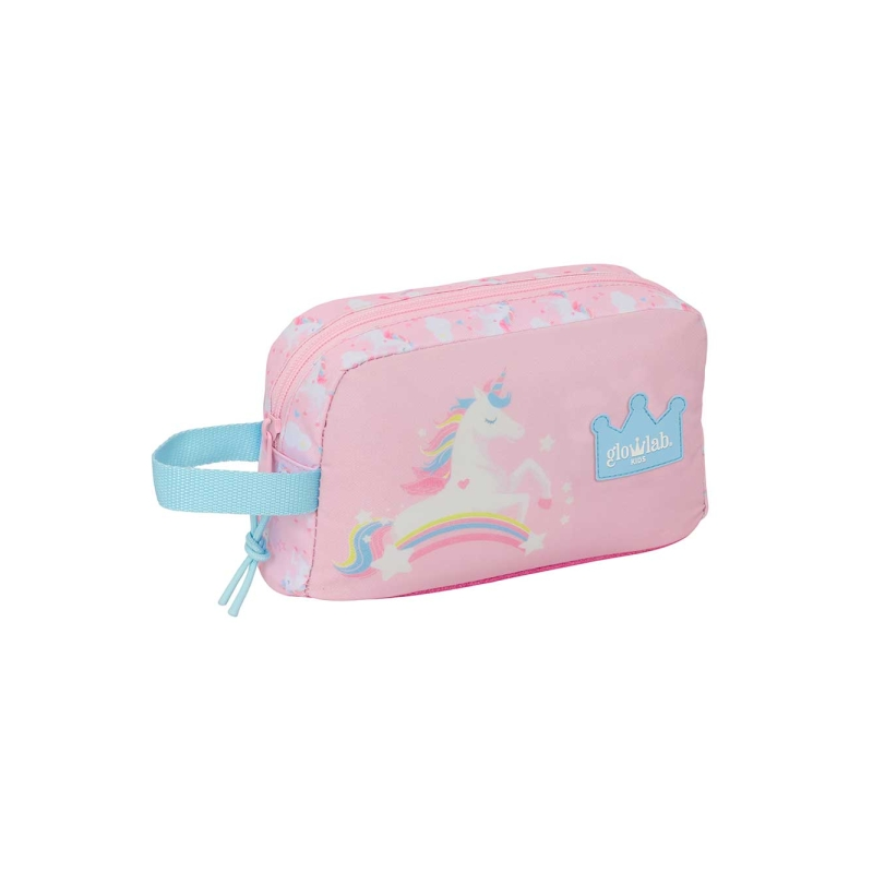 Boîte à lunch isotherme enfant Safta Glowlab 1,7L rose