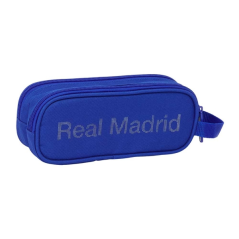 Trousse Real Madrid 2 compartiments bleu 210x60x80 mm