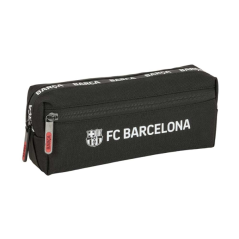 Trousse noire FC Barcelone zippée