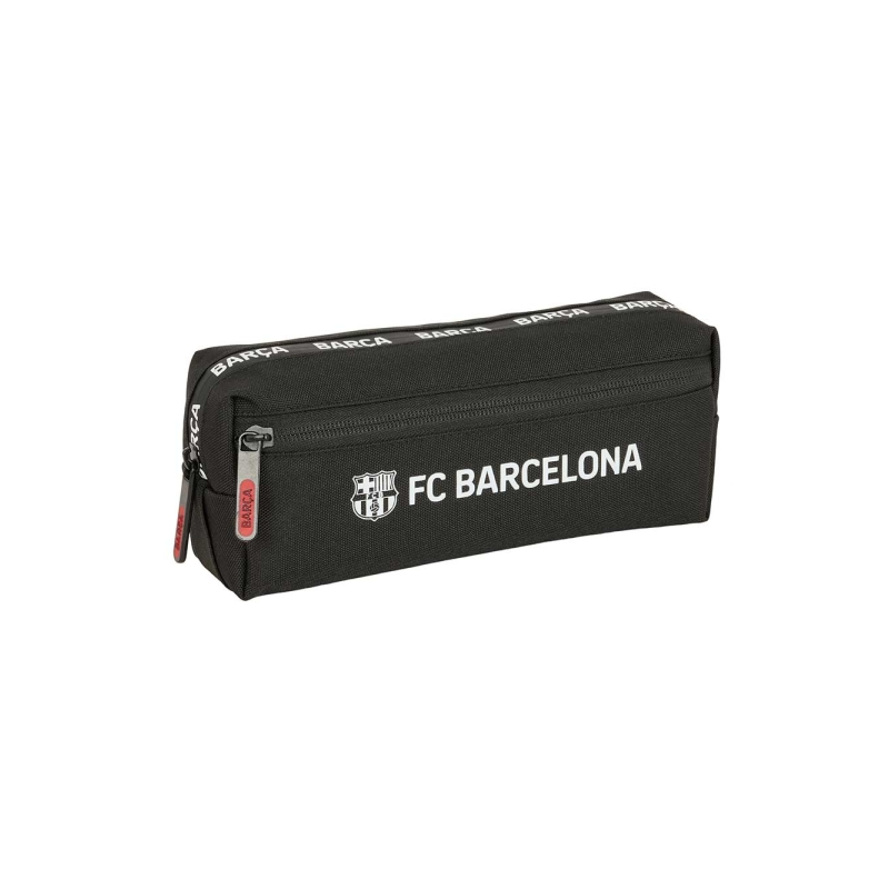 Trousse FC Barcelone 3 compartiments zippés noire 0,98L