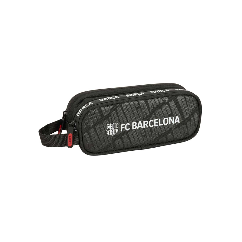 Trousse FC Barcelone 2 compartiments noirs 210x60x80 mm