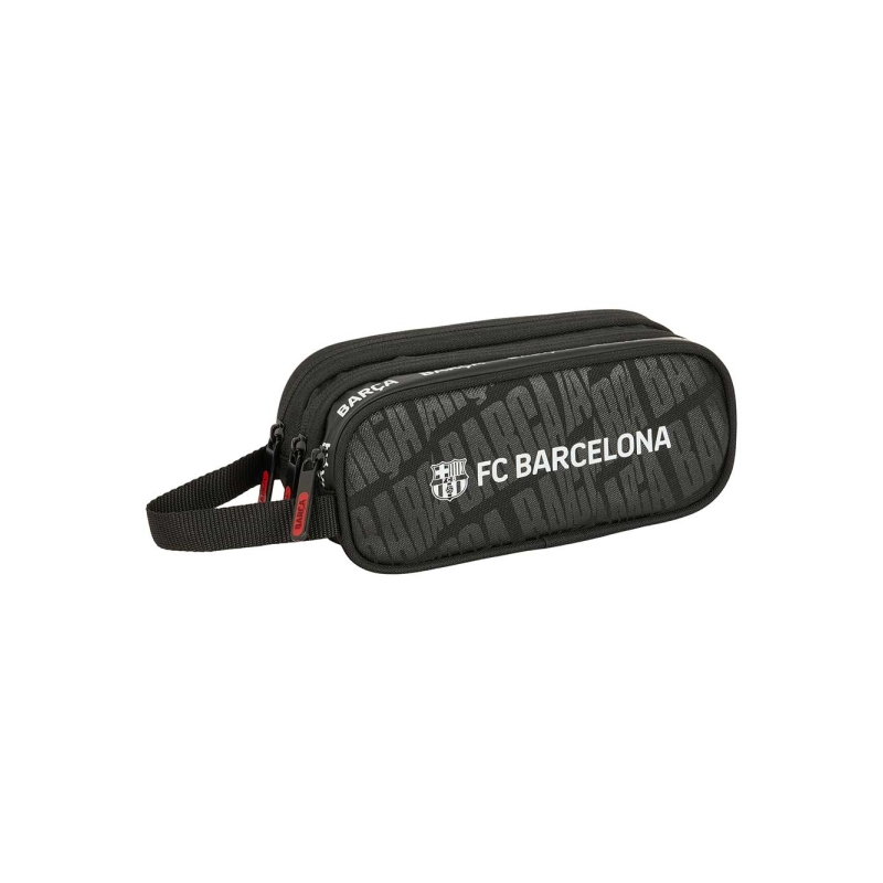 Trousse FC Barcelone 3 compartiments noirs 210x70x85 mm