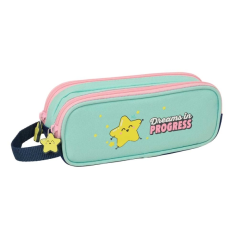 Trousse turquoise deux compartiments