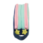 Trousse 2 compartiments turquoise clair 21x8x6cm 1L