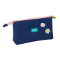 Trousse 3 compartiments turquoise clair 22x12x3cm Mr. Wonderful