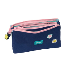 Trousse turquoise trois compartiments