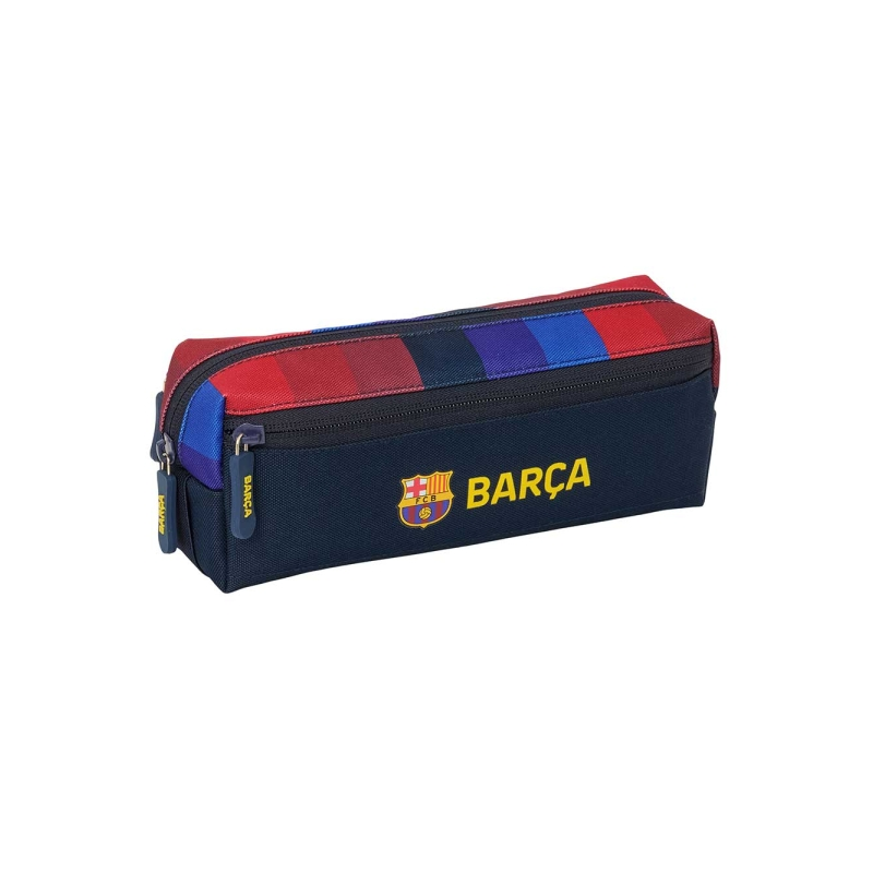 Trousse F.C. Barcelona 3 compartiments bleu nuit 22x8,5x6 cm