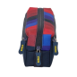 Trousse F.C. Barcelona 3 compartiments bleu nuit 22x8,5x6 cm
