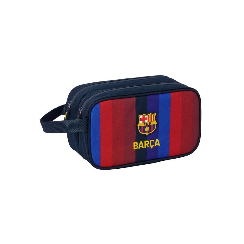 Safta F.C. Barcelona Trousse 2 Compartiments Bleu Nuit