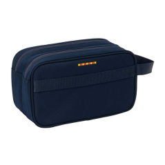 Safta F.C. Barcelona Trousse 2 Compartiments Bleu Nuit