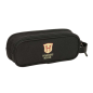 Trousse Harry Potter Hogwarts — 2 compartiments, noir et rouge, 21 × 8 × 6 cm