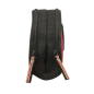 Trousse Harry Potter Hogwarts — 2 compartiments, noir et rouge, 21 × 8 × 6 cm