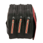 Trousse Harry Potter Poudlard à 3 compartiments, noir et rouge