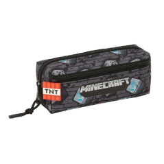 trousse grise Minecraft trois compartiments