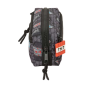 Trousse Minecraft Graffiti 3 compartiments gris 22x8,5x6 cm
