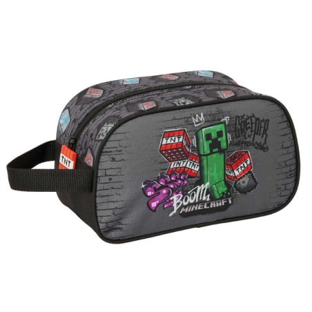 trousse grise Minecraft poignée latérale