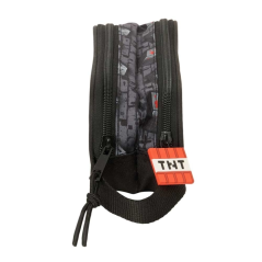 Trousse grise Minecraft deux compartiments
