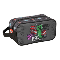 trousse grise Minecraft poignée latérale