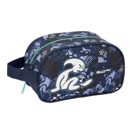 trousse toilette bleu marine poignée