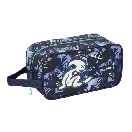 sac à chaussures bleu marine