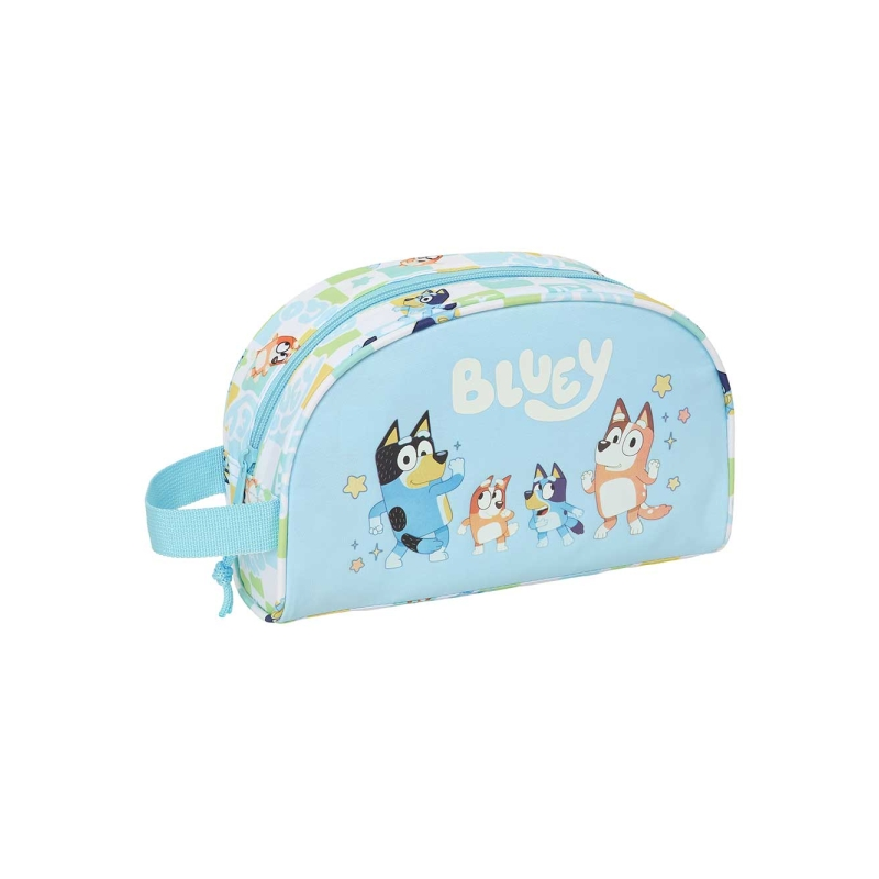 Trousse Bluey Safta, adaptable au chariot, bleu pastel, 26 x 16 x 9 cm Trousse Bluey Safta, adaptable au chariot, bleu pastel, 26 x 16 x 9 cm