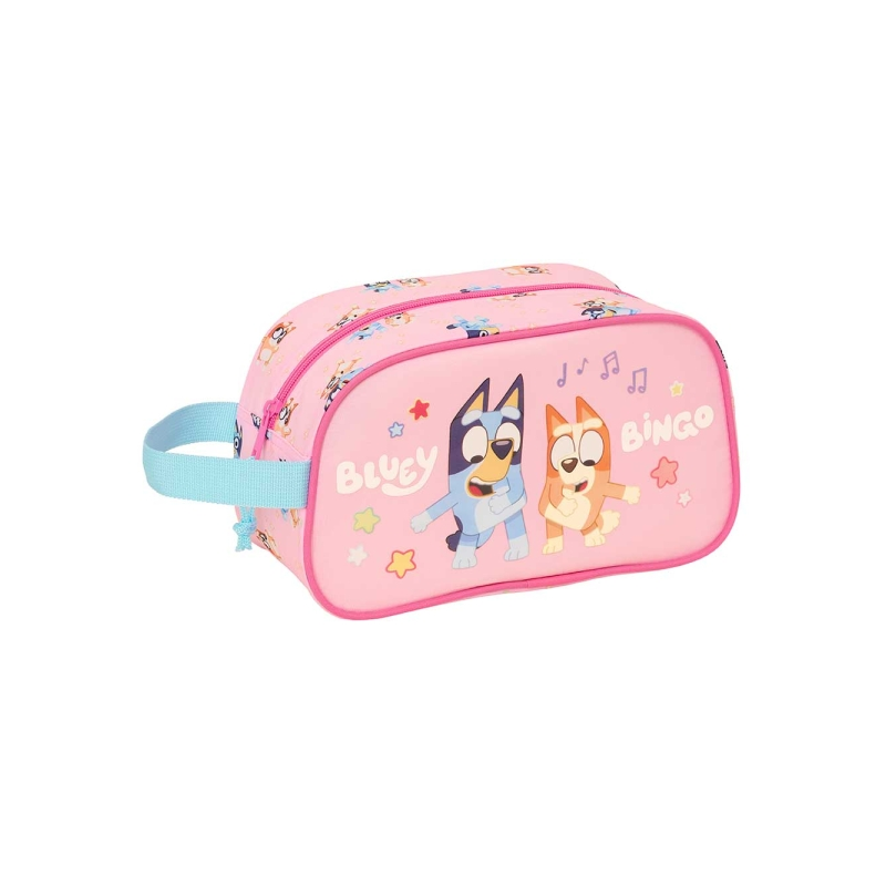 Nécessaire Bluey Dance rose 26x15x12 cm adaptable à chariot Nécessaire Bluey Dance rose 26x15x12 cm adaptable à chariot