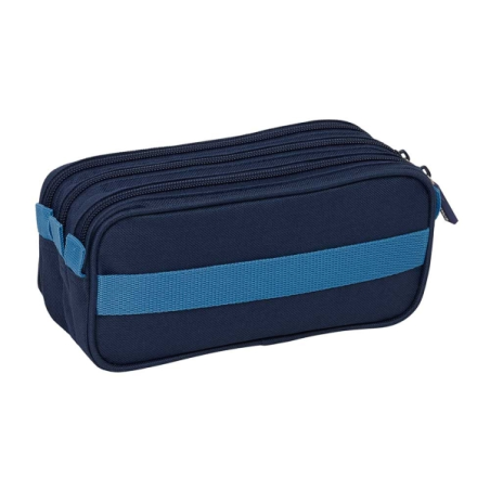 Trousse 3 compartiments Safta Spagnolo bleu nuit