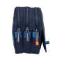 Trousse 3 compartiments Safta Spagnolo bleu nuit