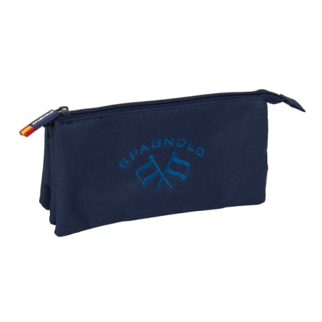 trousse bleu nuit trois compartiments