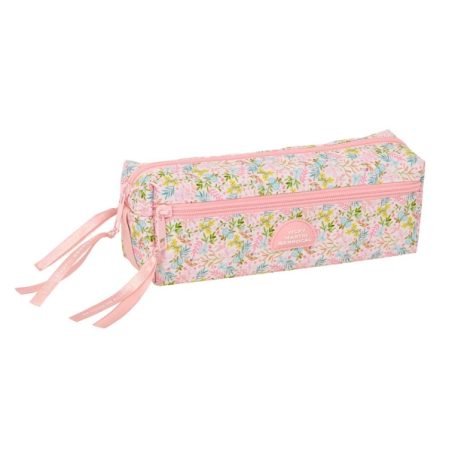 Trousse rose trois compartiments Safta