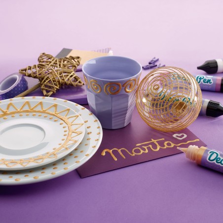 Stylo gel blanc métallique Apli