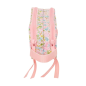 Trousse Safta VMB 2 compartiments zippés rose 210x60x80 mm
