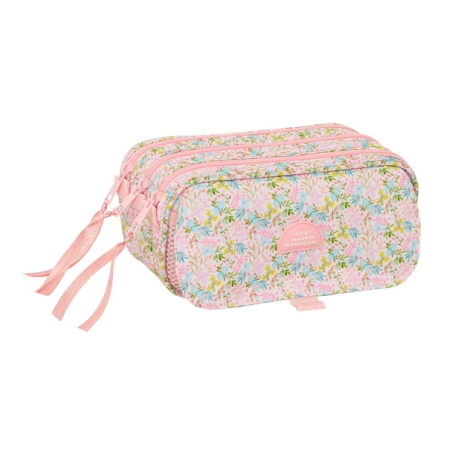 trousse rose trois compartiments Safta
