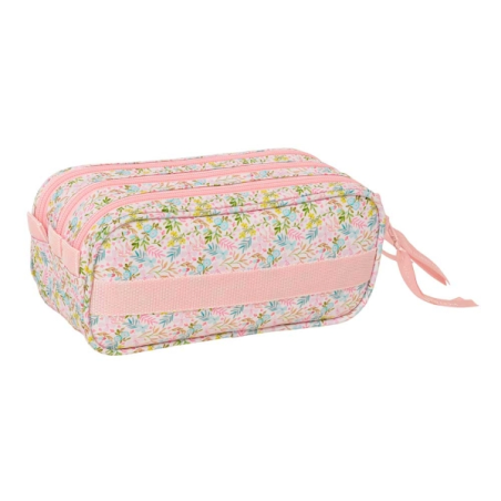 Trousse Safta VMB 3 compartiments rose 1,72L bandoulière