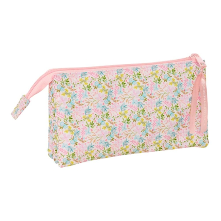 Trousse Safta VMB 3 compartiments rose 0,6L 220x30x120mm