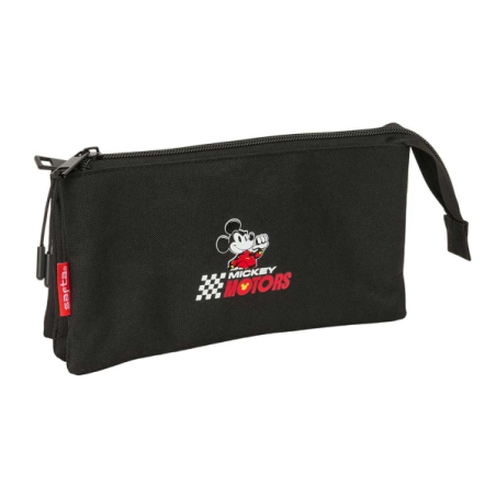 Trousse noire Mickey trois compartiments