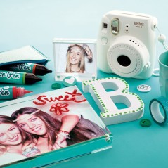 Stylo gel rouge métallique Apli