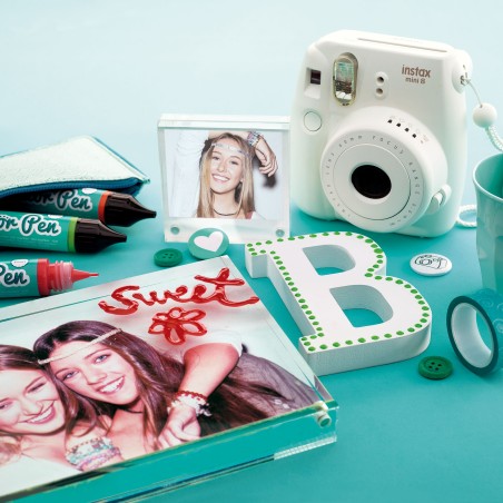 Stylo gel rouge métallique Apli