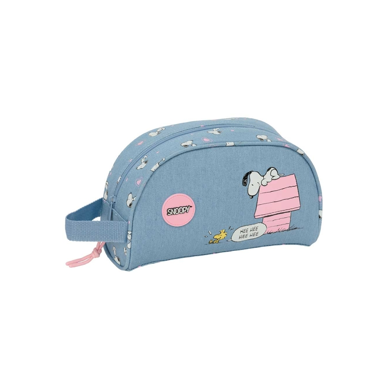 Trousse de toilette Snoopy 3,75L bleu poignée valise