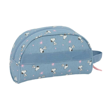 Trousse de toilette Snoopy 3,75L bleu poignée valise