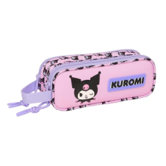 Trousse rose Kuromi deux compartiments