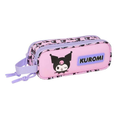 Trousse rose Kuromi deux compartiments