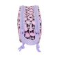 Trousse Kuromi 2 compartiments rose 21x8x6cm 1L